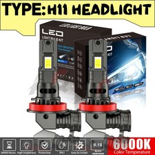 Fit Mazda CX-5 2017 2x H11 Front LED Headlight Hi/Low Bulbs