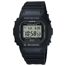 Casio G-Shock 5600 Series Black Resin Band Watch GW5000U-1