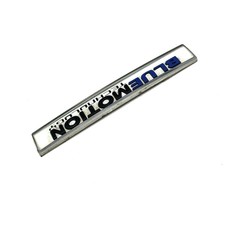 2Pcs Metal Bluemotion Blue Motion Technology Car Logo Emblem Body