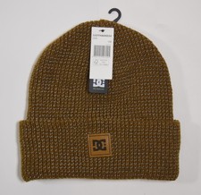 NWT Adult DC Sight Snowboard Beanie 30 OS brown polylana yarn Skateboard
