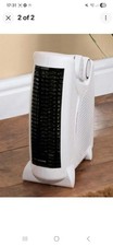 Image of SupaWarm Position Fan Heater 2000W Size: 250mm(w)x120mm(d)x240mm(h)