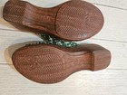 Alegria Women’s Green Floral Leather Buckle Slide Sandals Cork Insole Sz 7 NWOB — photo 3