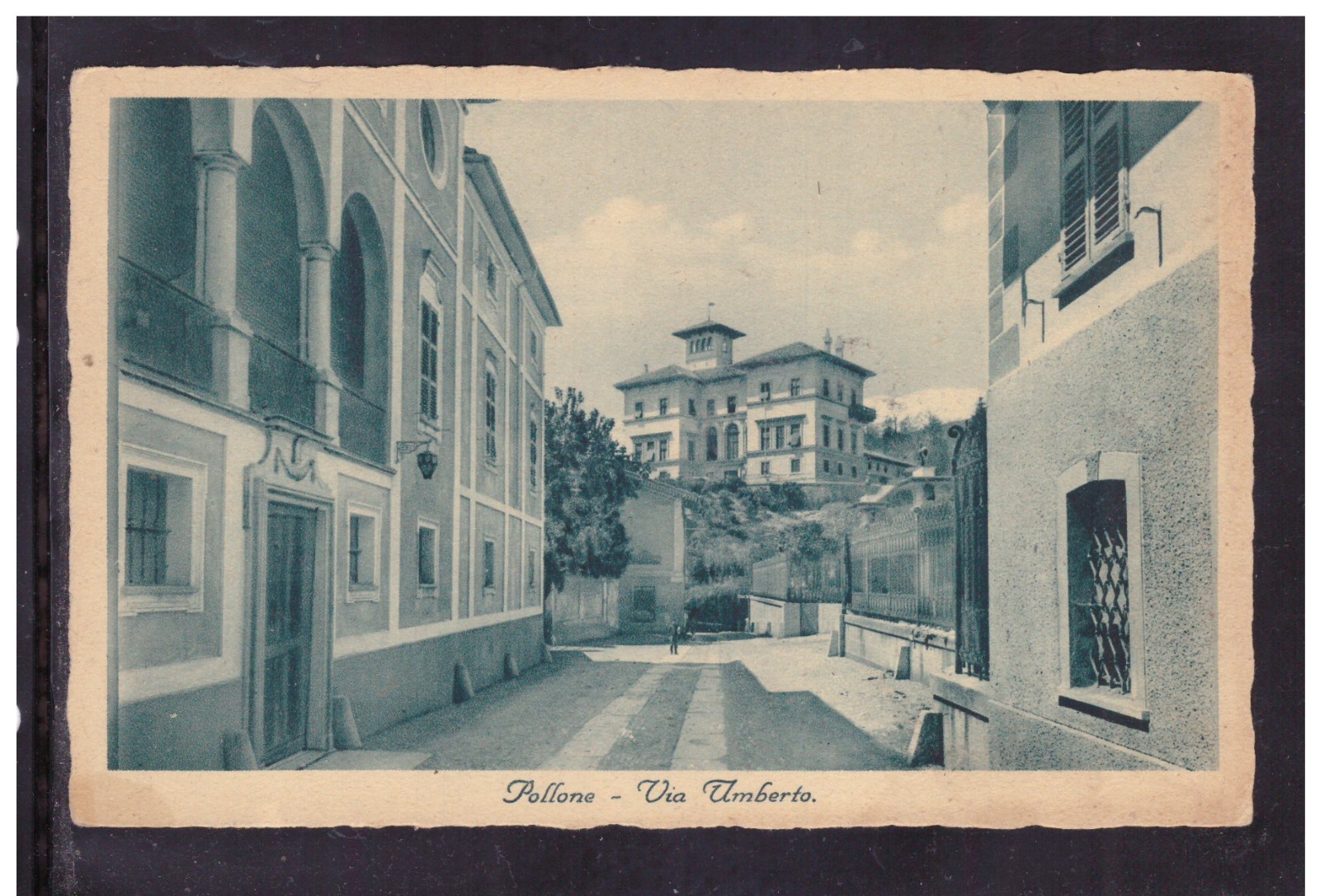 Cartolina Pollone Via Umberto AGD2307 #