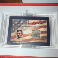 Abraham Lincoln 16th president number 16/49 card match HOT RARE!!!