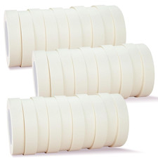 Masking Tape 1 Inch Wide, 1 Inch X 55 Yards X 30 Rolls.