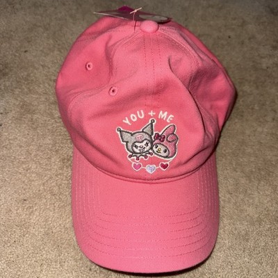 Sanrio Kuromi & My Melody YOU + ME Valentines Embroydered Baseball Cap