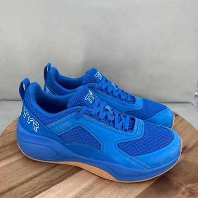 TYR CXT-FL Blue Training Shoes Mens 11.5 Womens 13 Cross Trainer Positive Vibes