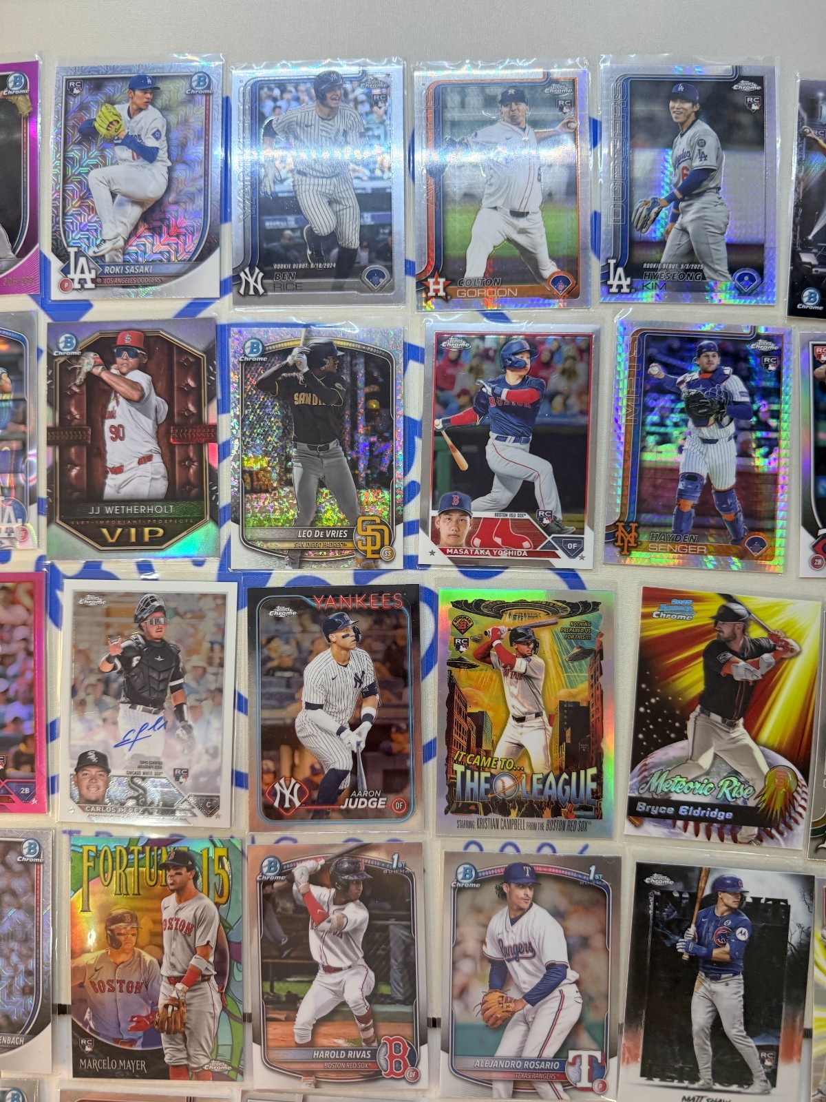 TOPPS/BOWMAN CHROME - 55+ Card Lot - AUTO - NUMBERED - PARALLEL - RC - FAST SHIP view 3