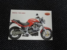 Moto Guzzi Breva 1100 ABS motorcycle sales brochure VGC circa 2005