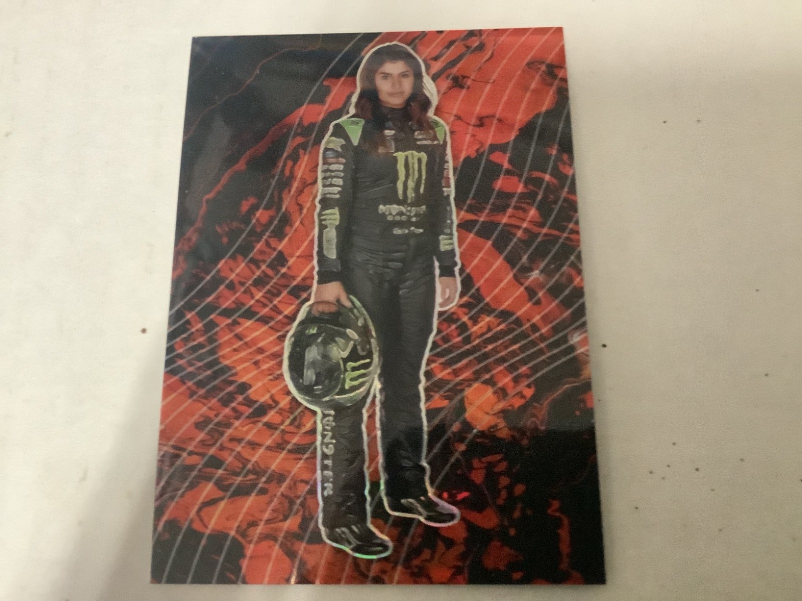 2021 Prizm Racing Hailie Deegan Prizm Lava Flow #LF-1 CASE HIT