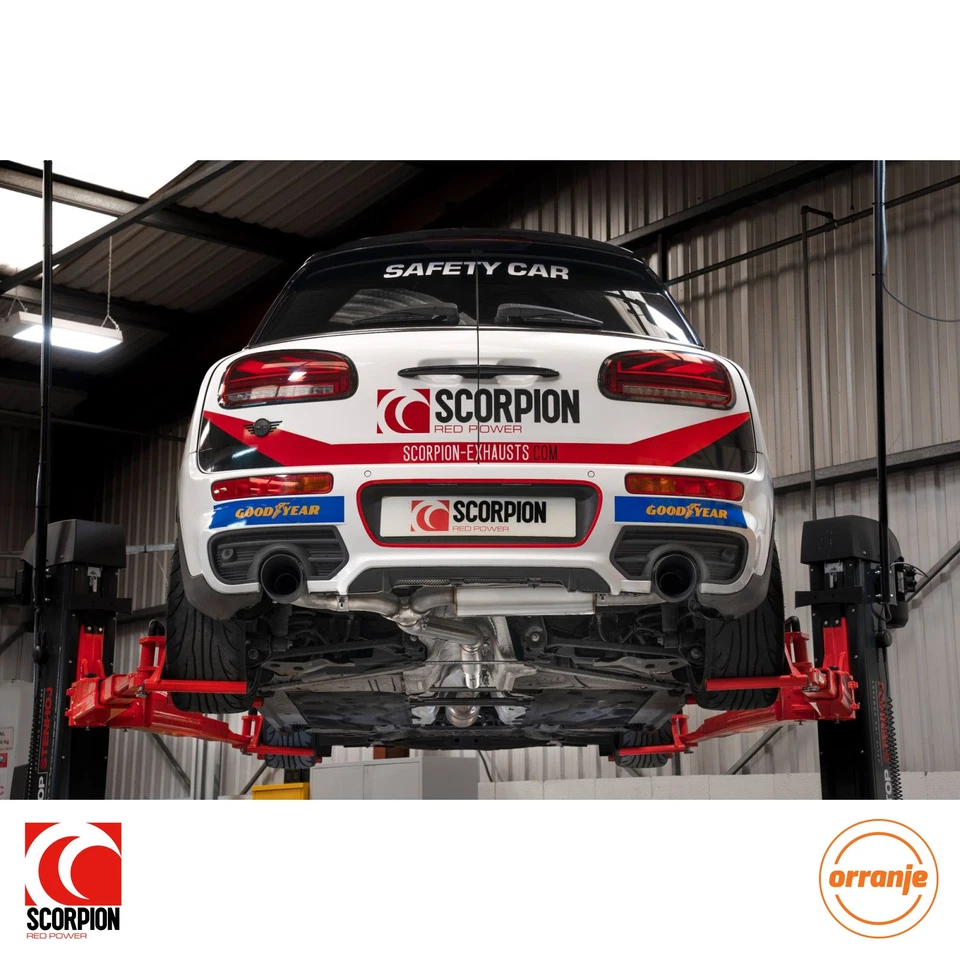 Sistema trasero de escape Scorpion GPF MINI Clubman F54 2019-24 - cerámica negra 114 mm  - Imagen 3 de 3