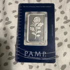 PAMP Suisse 20 gram Silver .999 Rose Bar (Sealed)