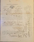 Springfield Illinois Civil War Volunteer Enlistment Document Original 1865