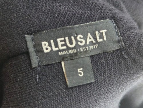 Bleusalt Men's Shirt 5 Navy Blue Lensing Modal Soft Button Down - Picture 8 of 9