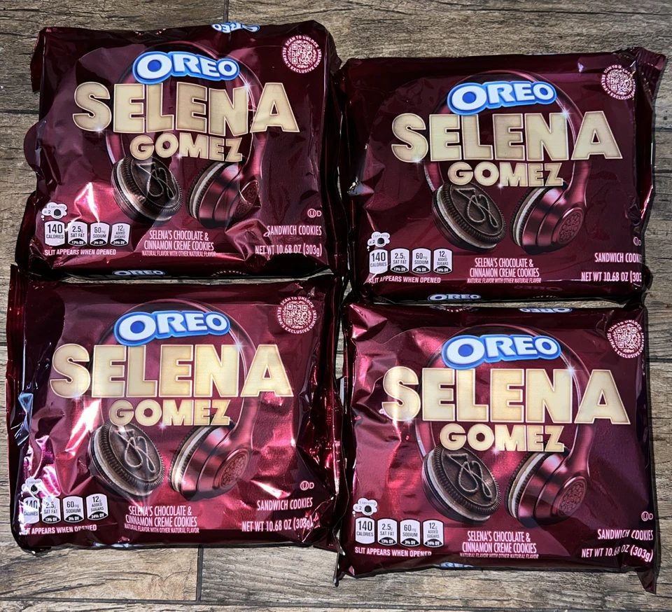 4x Limited Edition, Selena Gomez Signature OREO Cookies, 10.68 oz NEW/SEALED