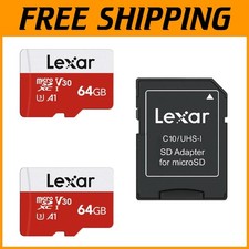 Dual Pack 64GB Micro SD Memory Card - Speed Class 10