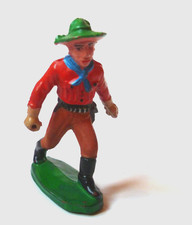 wie neu alter DDR HartGummi INDIANER Cowboy Major Pinkerton braun Röder Lisanto