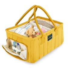 Baby Diaper Caddy Basket Organizer-Sturdy, Breathable  Washable - Stylish St...