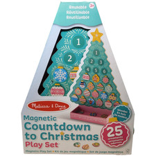 Melissa  Doug Countdown to Christmas Wooden Magnetic Advent Calendar Tree New
