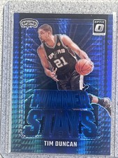 2024-25 Panini-Donruss Optic Tim Duncan Winner Stays Blue Hyper /175
