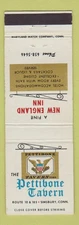 Matchbook Cover - Pettibone Tavern Simsbury CT