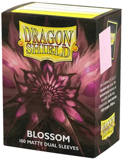Arcane Tinman Rosa/Transparent Dragon Shield Standard Sleeves - Matte Dual Blossom (100 Sleeves) - Image 2