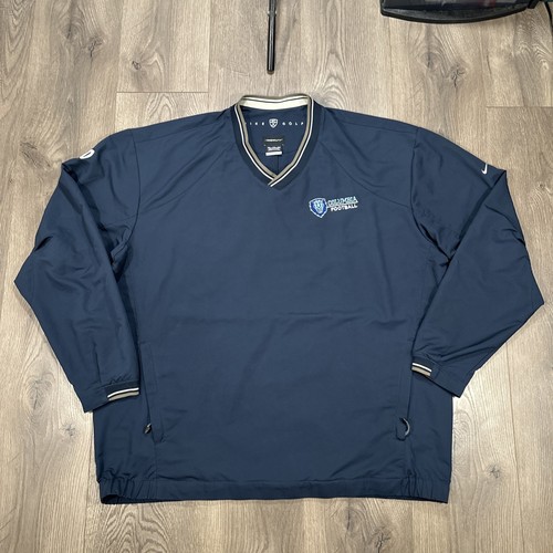 Nike Columbia University Lions Football Windbreaker Jacket Embroidered Size XXL - Picture 2 of 10