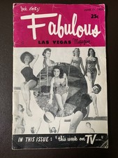 VINTAGE Jack Cortez Fabulous Las Vegas Magazine June 11, 1955