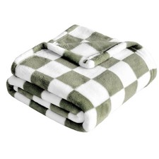 Checkered Baby Blanket Fleece Baby Blankets for Boys, Ultra Soft Cozy Fluffy ...