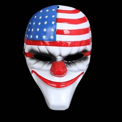 Themenspiel Payday 2 Serie High End Clown Masken 4X Halloween Neu Payday2