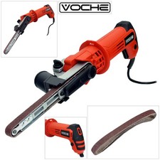 Voche 260w 13mm Power Belt Finger File Sander & 3 Assorted Grit Sanding Belts