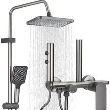 Duschsystem Edelstahl Duscharmatur mit Brause...