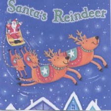Santa's Reindeer Board book Book The Fast Free Shipping