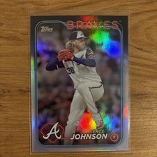 Pierce Johnson 2024 Topps Update Rainbow Foil #US335 Atlanta Braves