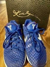 NIKE Kobe 6 GS Dodgers Blue White - Kids Size 6Y / Women  s 7.5
