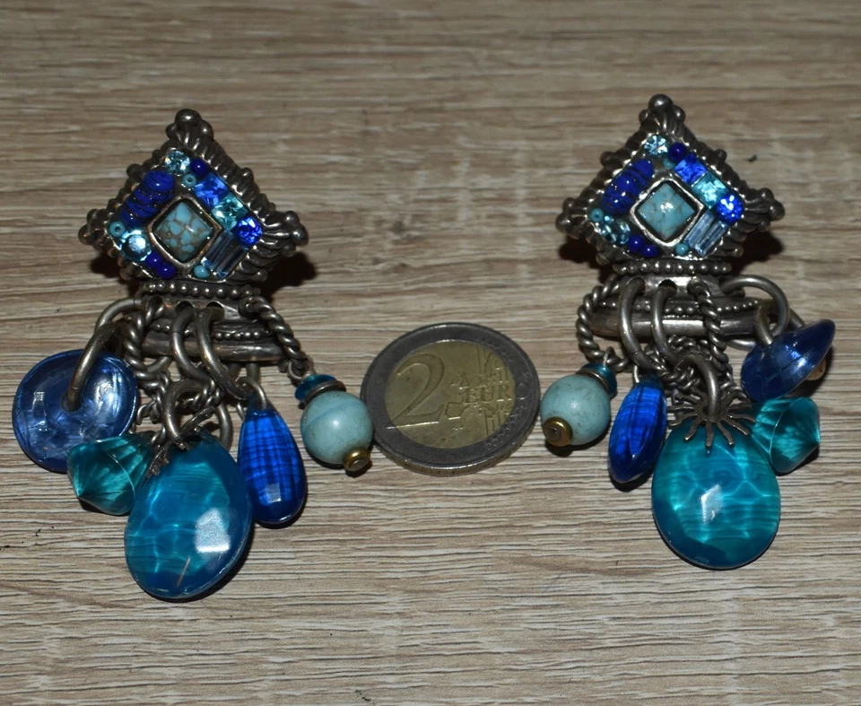 Boucles d'oreilles pendantes Gas bijoux - Photo 4/4