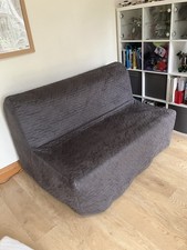 Grey Ikea 2 seater Lycksele sofa bed