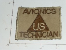 Avionics Technician US Army civilian middle east theater made desert patch