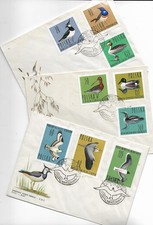 1964 POLAND BIRDS ON SUPERB FDCs
