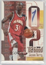 2001-02 Fleer Ultra '02 Good Game-Worn Uniform Jason Terry 2j6