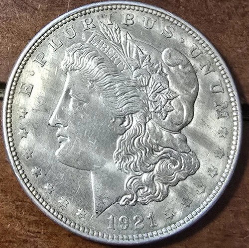 1921-p Morgan 90%Silver Dollar Circulated