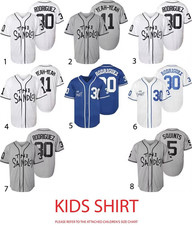 The Sandlot Movie Custom Name Number 3D AOP Baseball Jersey Kids Youth 1H0694