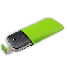 caseroxx Slide Poche pour Doro 6525 / 6530 / 6531 en vert fait de Cuir artificie
