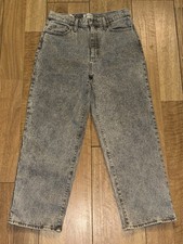 Women  s Universal Thread High Waist Vintage Straight Jeans Light Gray Size 8/29R