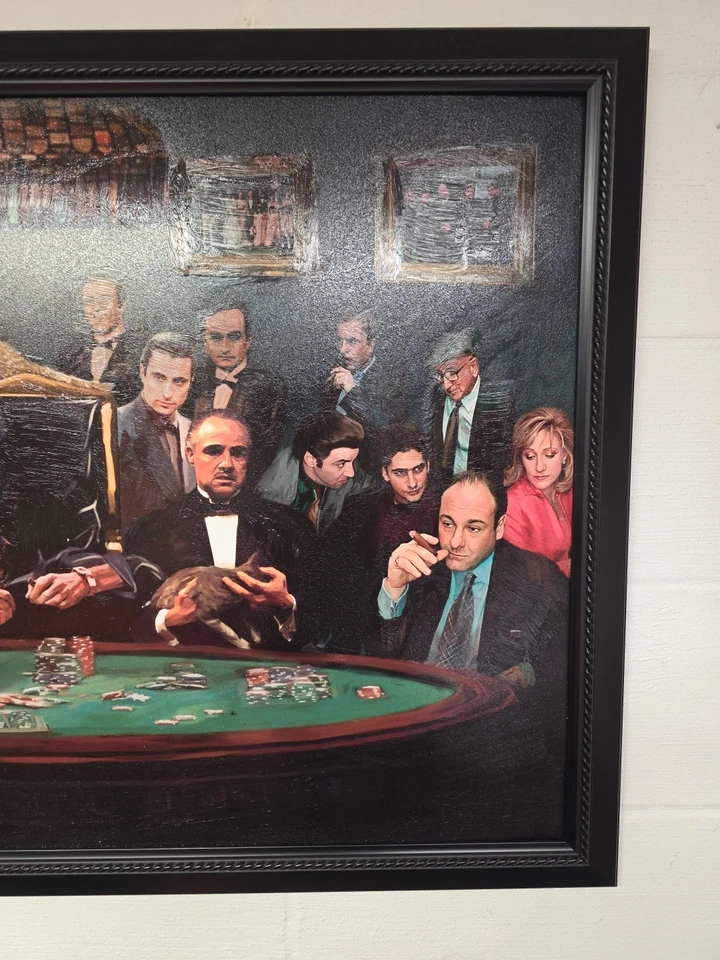 Pintura Scarface y otras familias del crimen, Saprano, Dios Padre Foto 3 de 4