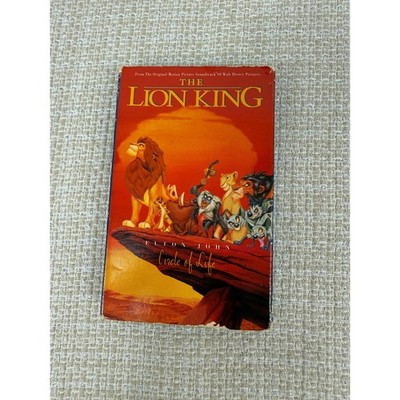 The Lion King Circle of Life Elton John Original Soundtrack Cassette Tape