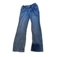 Mini Boden Kids Blue Straight Leg Adjustable Waist Denim Jeans Size 10Y