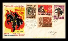 Dr Jim Stamps South Vietnam FDC Vietnam s Struggle and Development 4v Set 1966