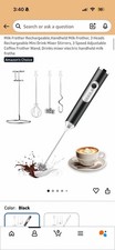 BRand New Milk Frother Rechargeable,Handheld Milk Frother, 3 Heads Rechargeable