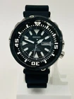 Vintage Seiko Prospex Automatic Diver Watch, Black Dial, 4R36 Movement